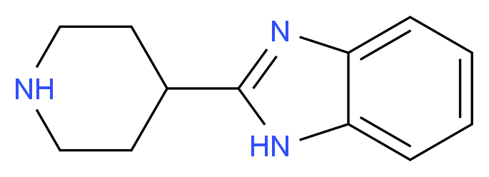 2-(4-Piperidinyl)-1H-benzimidazole_分子结构_CAS_38385-95-4)