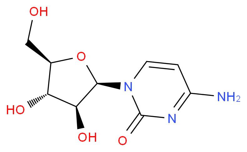 胞嘧啶 β-D-呋喃阿拉伯糖苷_分子结构_CAS_147-94-4)