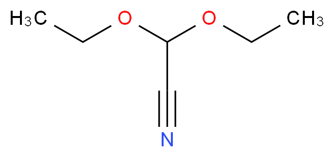 2,2-diethoxyacetonitrile_分子结构_CAS_)