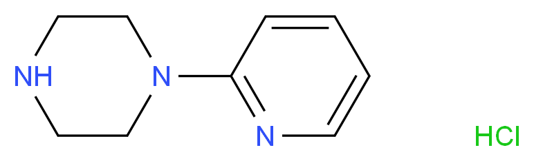 1-(2-Pyridyl)piperazine monohydrochloride_分子结构_CAS_129394-11-2)