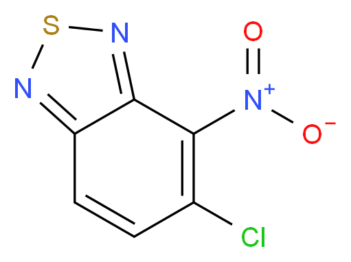5-chloro-4-nitro-2,1,3-benzothiadiazole_分子结构_CAS_2274-89-7)
