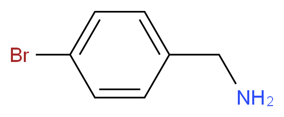 (4-bromophenyl)methanamine_分子结构_CAS_3959-07-7