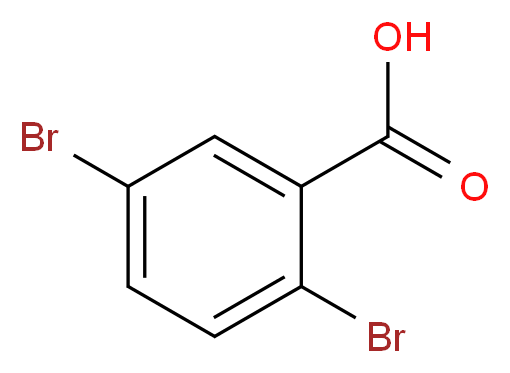 2,5-Dibromobenzoic acid_分子结构_CAS_610-71-9)