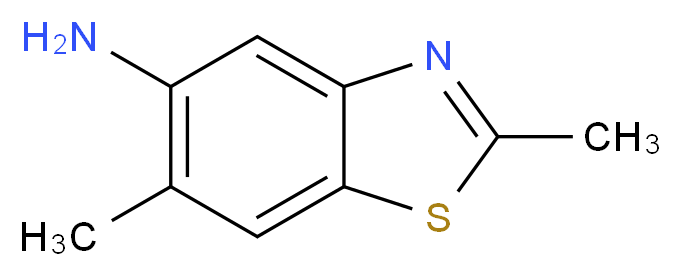 2,6-Dimethylbenzo[d]thiazol-5-amine_分子结构_CAS_98953-72-1)