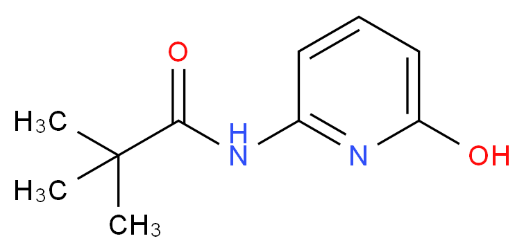 N-(6-hydroxypyridin-2-yl)-2,2-dimethylpropanamide_分子结构_CAS_824429-50-7