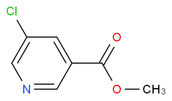 methyl 5-chloropyridine-3-carboxylate_分子结构_CAS_51269-81-9