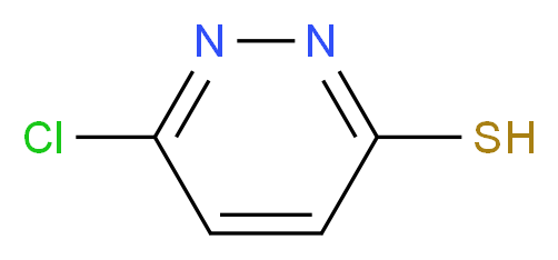 6-Chloropyridazine-3-thiol_分子结构_CAS_3916-78-7)