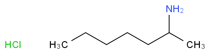 heptan-2-amine hydrochloride_分子结构_CAS_123-82-0