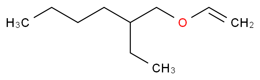 1-(ethenyloxy)-2-ethylhexane_分子结构_CAS_103-44-6