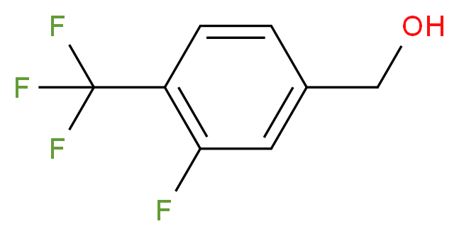 [3-fluoro-4-(trifluoromethyl)phenyl]methanol_分子结构_CAS_230295-16-6