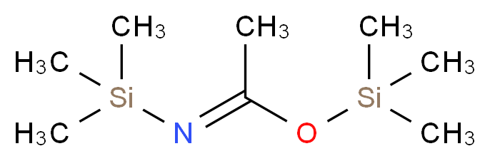 N,O-Bis(trimethylsilyl)acetamide 99+%_分子结构_CAS_10416-59-8)