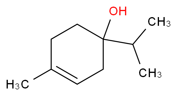 4-methyl-1-(propan-2-yl)cyclohex-3-en-1-ol_分子结构_CAS_562-74-3