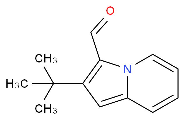 2-tert-butylindolizine-3-carbaldehyde_分子结构_CAS_83164-31-2