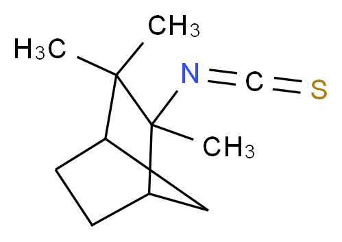 2,3,3-Trimethyl-2-norbornyl Isothiocyanic Acid Ester_分子结构_CAS_86239-97-6)