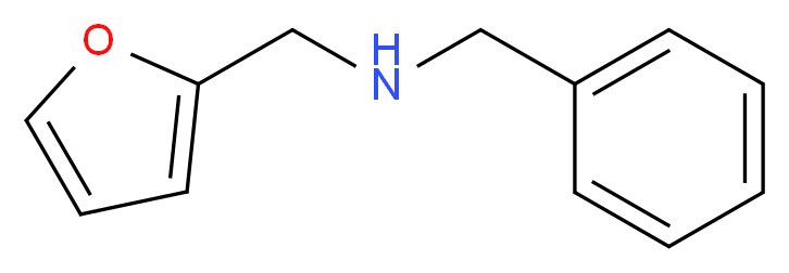 N-benzyl-N-(2-furylmethyl)amine_分子结构_CAS_4439-53-6)