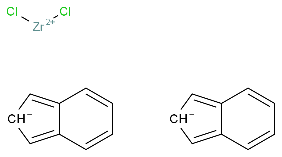 二氯二茚基锆_分子结构_CAS_12148-49-1)