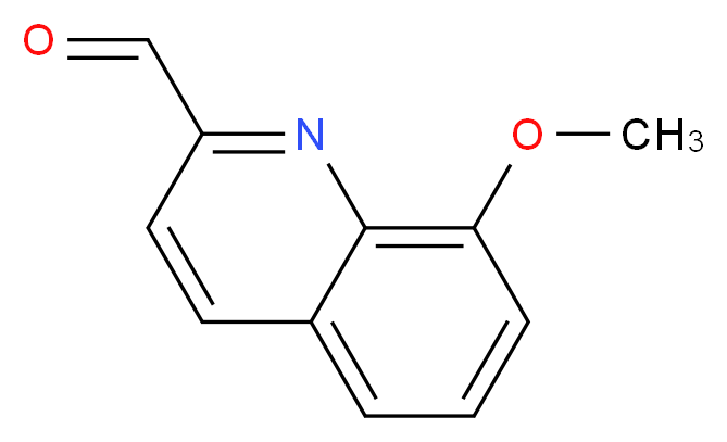 8-methoxyquinoline-2-carbaldehyde_分子结构_CAS_)