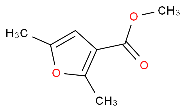 methyl 2,5-dimethylfuran-3-carboxylate_分子结构_CAS_6148-34-1