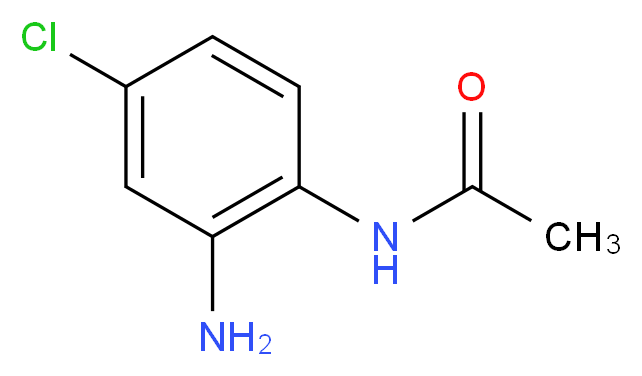 N-(2-amino-4-chlorophenyl)acetamide_分子结构_CAS_)