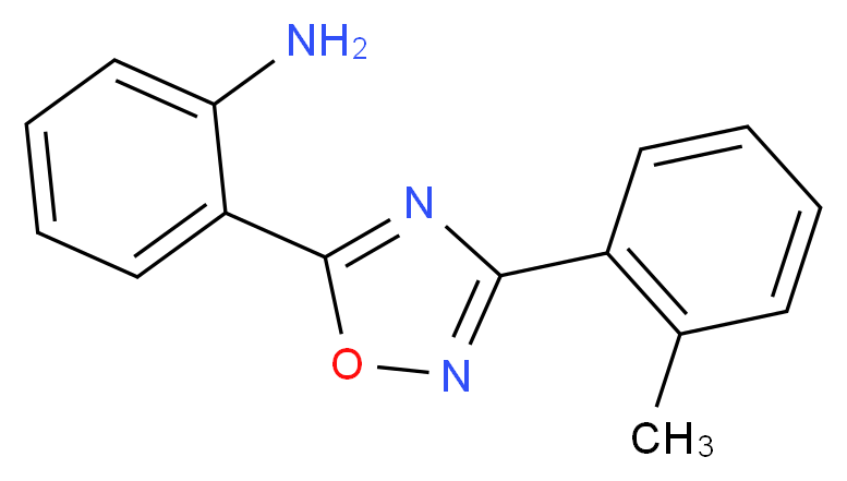 2-[3-(2-methylphenyl)-1,2,4-oxadiazol-5-yl]aniline_分子结构_CAS_915922-92-8)