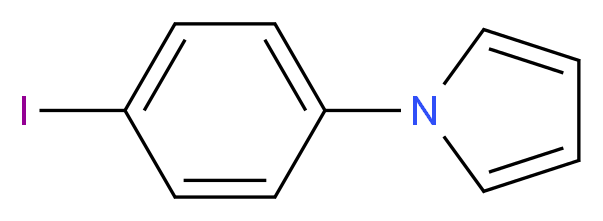 1-(4-Iodophenyl)pyrrole_分子结构_CAS_92636-36-7)