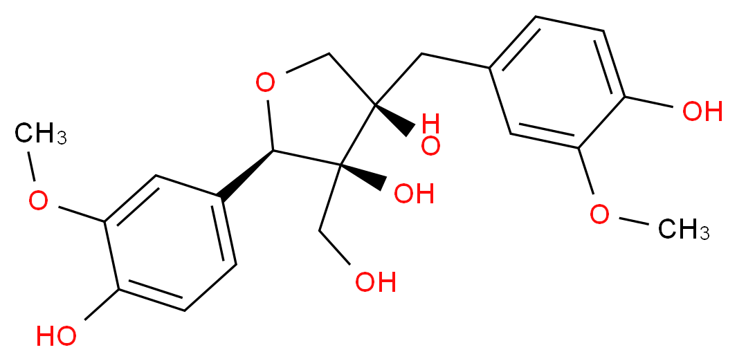 Massoniresinol_分子结构_CAS_96087-10-4)