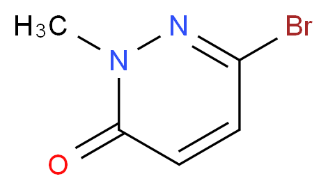 6-bromo-2-methyl-2,3-dihydropyridazin-3-one_分子结构_CAS_1123169-25-4