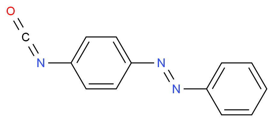 (E)-(4-isocyanatophenyl)(phenyl)diazene_分子结构_CAS_321951-62-6