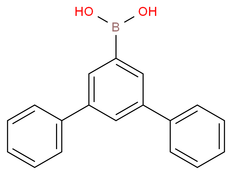 (3,5-Diphenylphenyl)boronic acid_分子结构_CAS_128388-54-5)