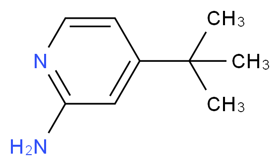 4-(1,1-DIMETHYLETHYL)-2-PYRIDINAMINE_分子结构_CAS_33252-26-5)