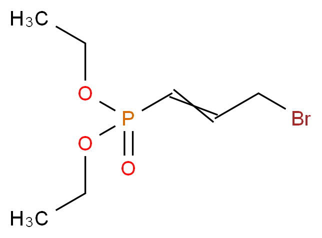 Diethyl (3-bromoprop-1-(E)-en-1-yl)phosphonate 95%_分子结构_CAS_66498-59-7)