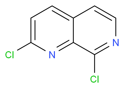 2,8-DICHLORO-1,7-NAPHTHYRIDINE_分子结构_CAS_)