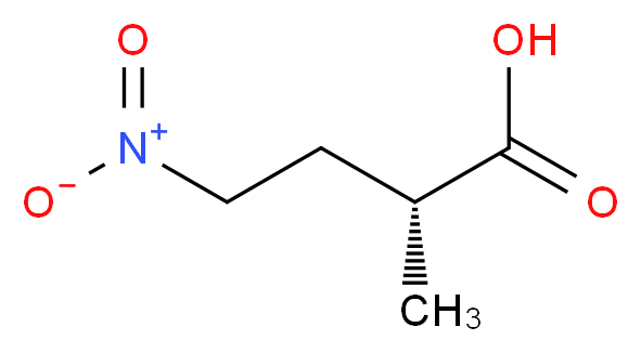 (R)-2-Methyl-4-nitrobutanoic acid_分子结构_CAS_88390-28-7)