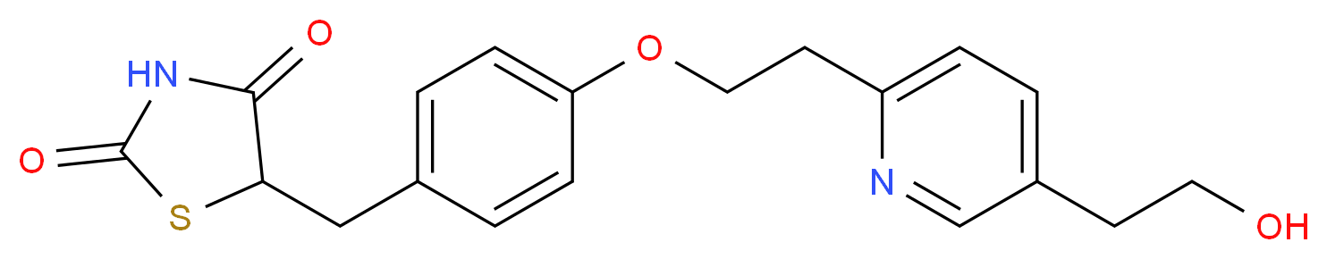 Hydroxy Pioglitazone (M-VII)_分子结构_CAS_625853-72-7)