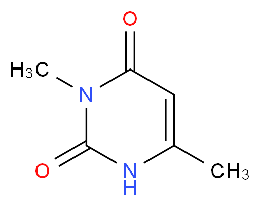 3,6-dimethyl-2,4(1H,3H)-pyrimidinedione_分子结构_CAS_19674-60-3)