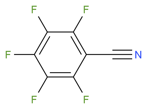 五氟苯甲腈_分子结构_CAS_773-82-0)