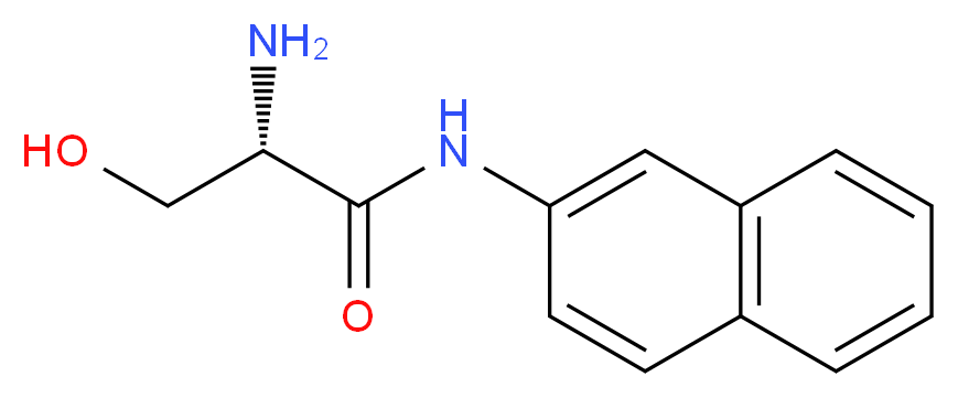 L-Serine β-naphthylamide_分子结构_CAS_888-74-4)