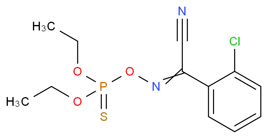 2-chlorobenzene-1-carbonimidoyl cyanide_分子结构_CAS_14816-20-7