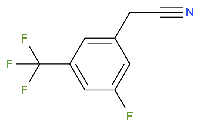 3-Fluoro-5-(trifluoromethyl)-phenylacetonitrile_分子结构_CAS_239087-12-8)