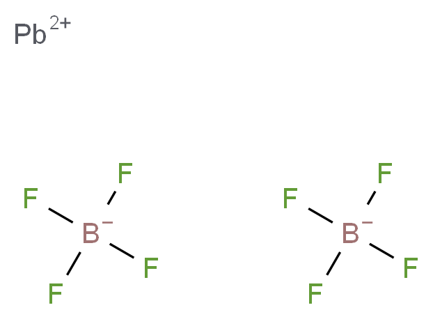 四氟硼酸铅(II)_分子结构_CAS_13814-96-5)