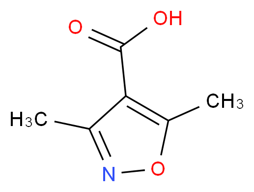 dimethyl-1,2-oxazole-4-carboxylic acid_分子结构_CAS_2510-36-3