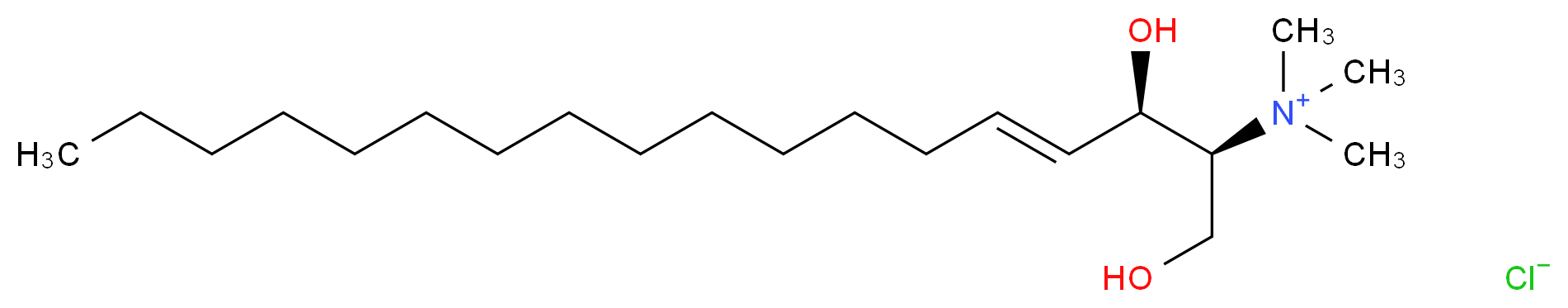 D-erythro-N,N,N-Trimethylsphingosine Chloride_分子结构_CAS_134962-48-4)