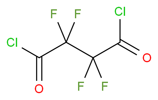 tetrafluorobutanedioyl dichloride_分子结构_CAS_356-15-0