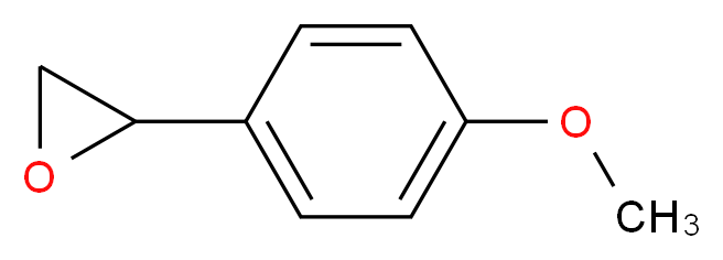 2-(4-methoxyphenyl)oxirane_分子结构_CAS_6388-72-3