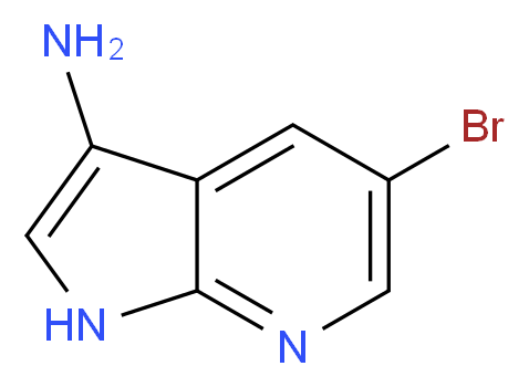 5-Bromo-1H-pyrrolo[3,4-b]pyridin-3-amine_分子结构_CAS_507462-51-3)