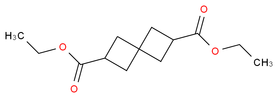 2,6-diethyl spiro[3.3]heptane-2,6-dicarboxylate_分子结构_CAS_132616-34-3