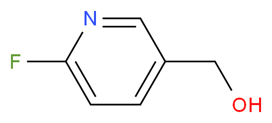 (6-Fluoro-3-pyridinyl)methanol_分子结构_CAS_39891-05-9)