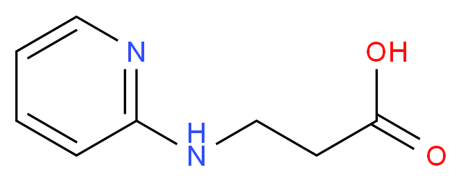 3-(pyridin-2-ylamino)propanoic acid_分子结构_CAS_)