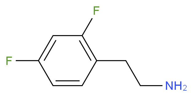 2-(2,4-Difluorophenyl)ethanamine_分子结构_CAS_134672-72-3)