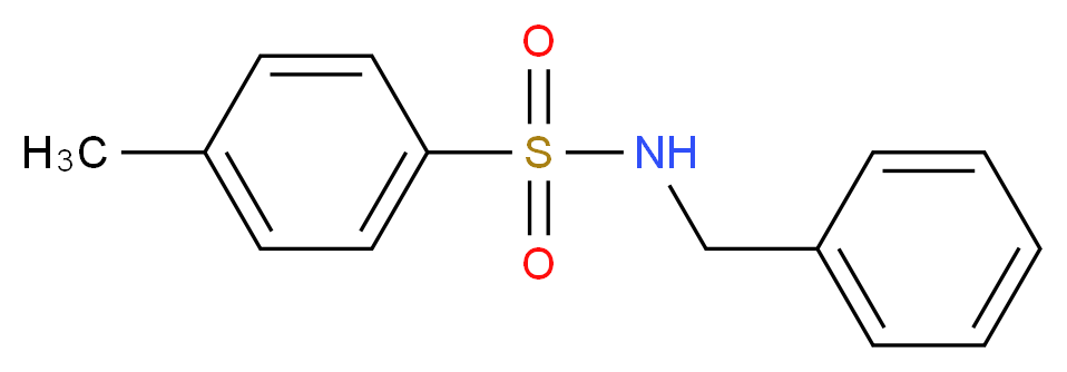 N-benzyl-4-methylbenzene-1-sulfonamide_分子结构_CAS_1576-37-0